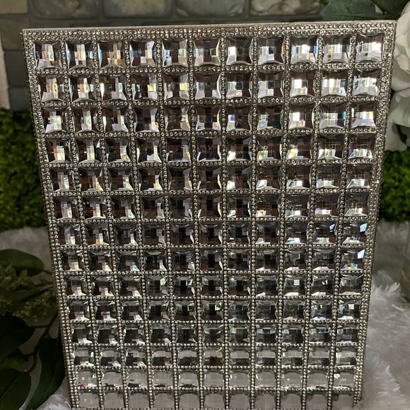 🎉SOLD🎉BELLA LUX Full Rhinestone Crystal Luxury Wastebasket Trash Can~Rare HTF - Picture 7 of 8